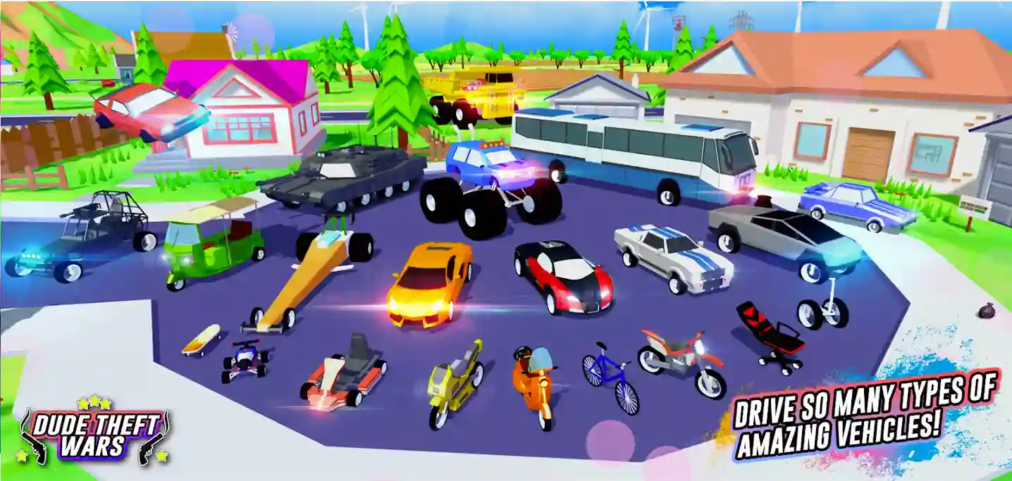 Dude Theft Wars Gameplay