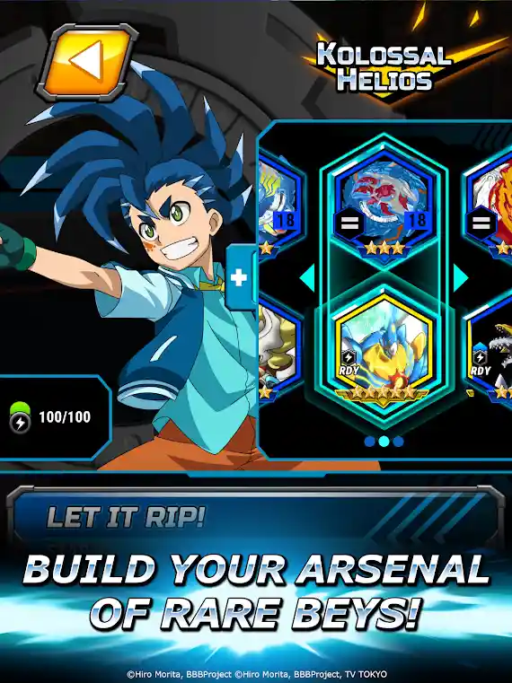 Beyblade Burst Rivals Mod APK v3.11.2 (Unlimited Gems, Free Purchase)