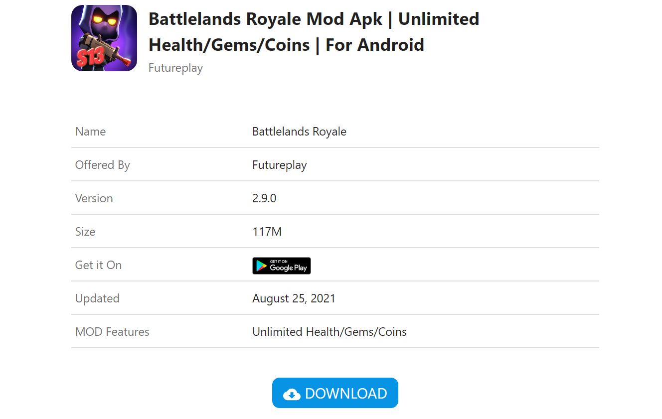 How Do I Download Battlelands Royale Mod Apk?