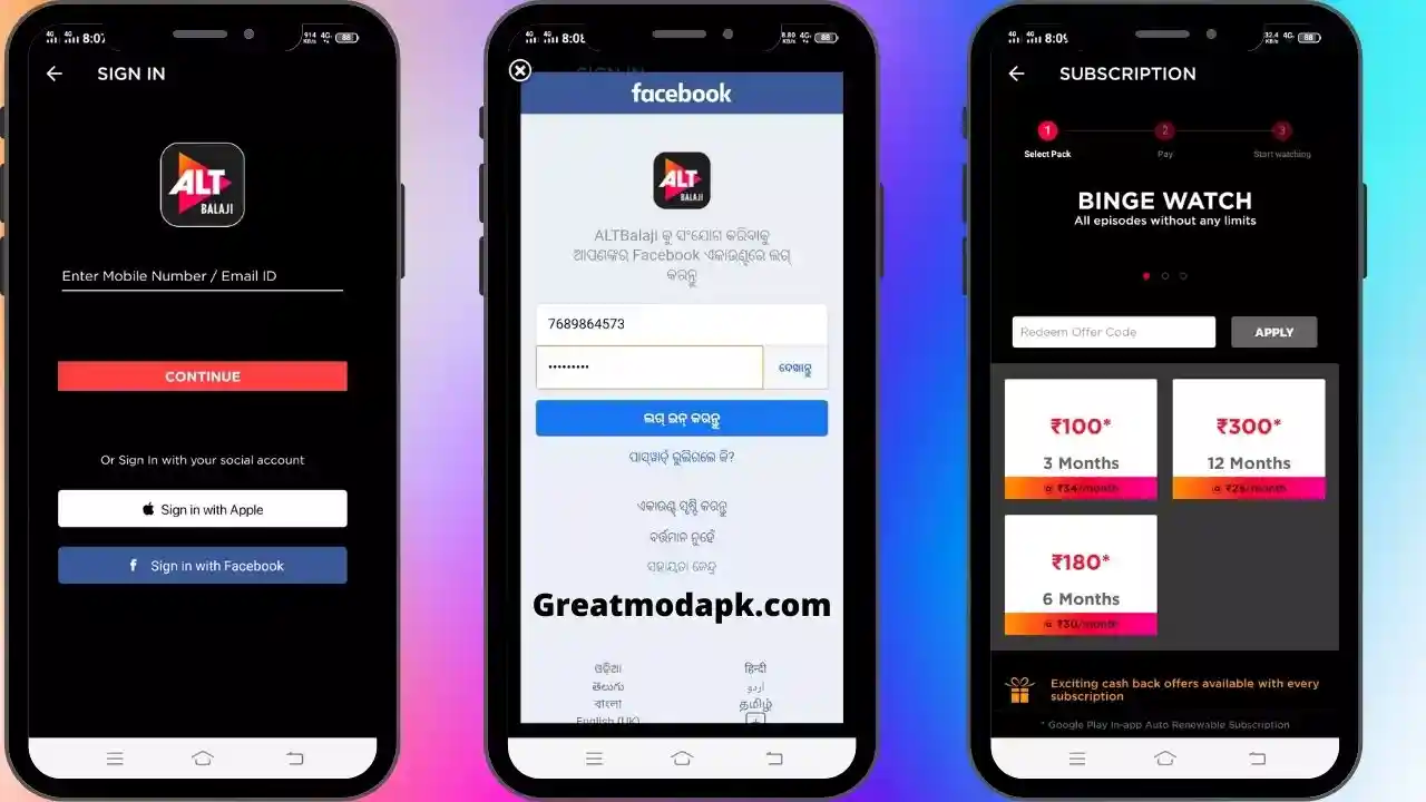 How To Use ALTBalaji MOD Apk