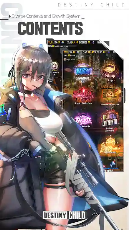 Destiny Child Mod APK v2.9.5 (Unlimited Money, Crystal)