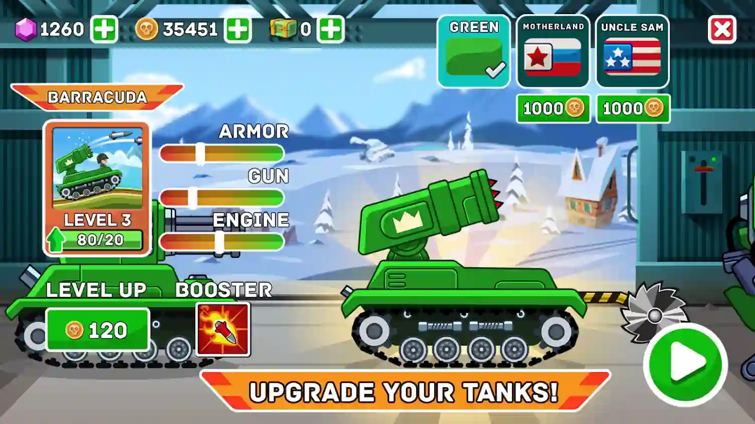 Hills Of Steel Mod Features