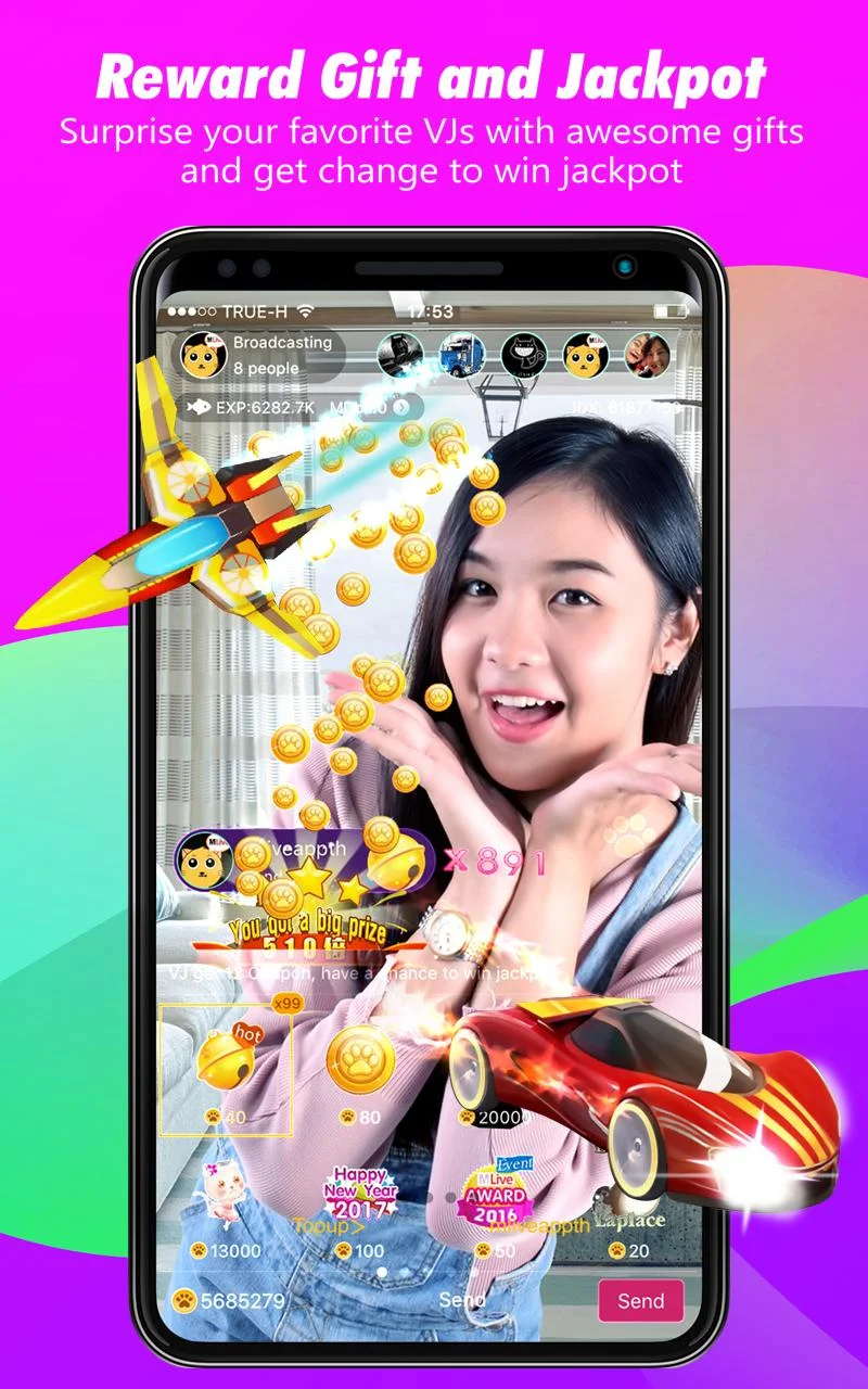 Mlive Mod APK v2.3.8.0 (Unlocked Room, Features Unlocked)