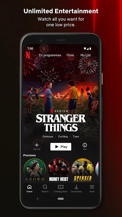 Netflix Mod APK v8.93.1 (No Ads, Premium 4K Web Series)