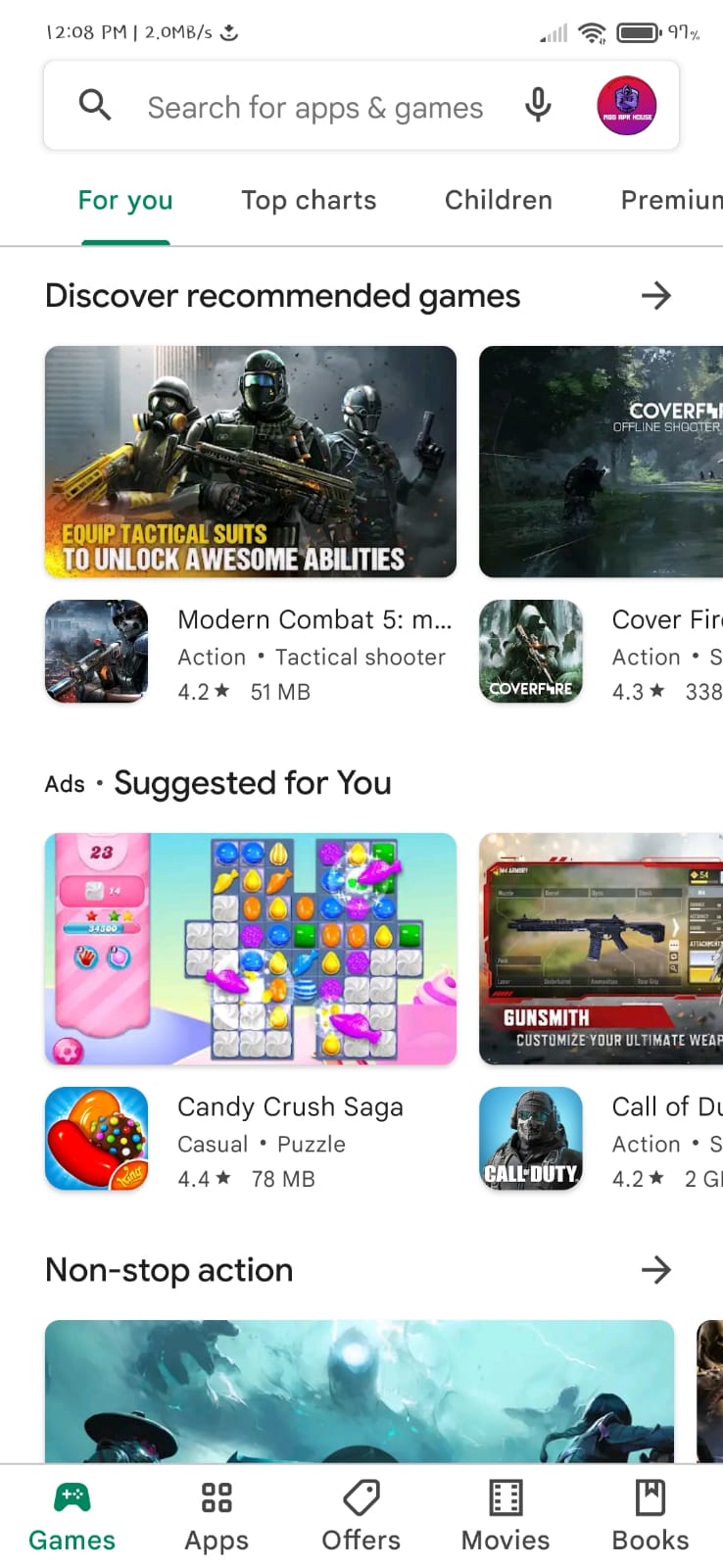 Play Store Mod APK v37.8.25 (No Root, AdFree, Optimized)