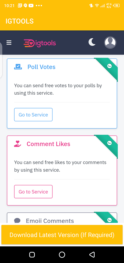 IGTools APK v3.0 (Get Free Unlimited Real Instagram Followers)