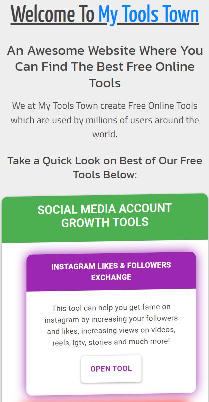 My Tools Town APK v5.1 (Unlimited Tiktok Liker, Youtube Likes)