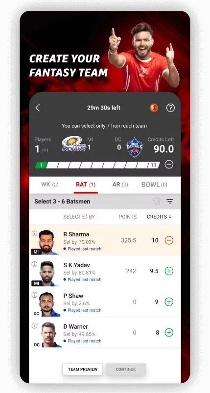 Dream 11 Mod APK v5.9.0 (Unlimited Money, Always Win)
