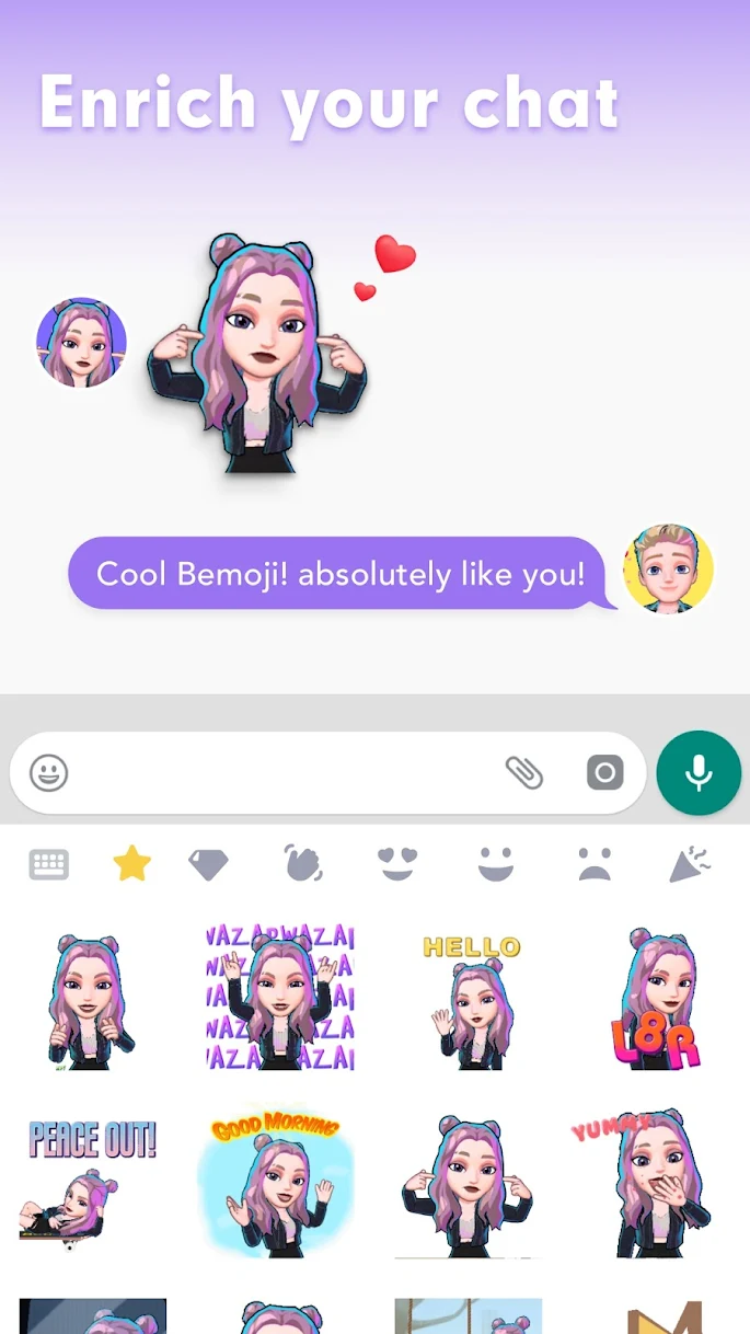 Bemoji APK Mod Features
