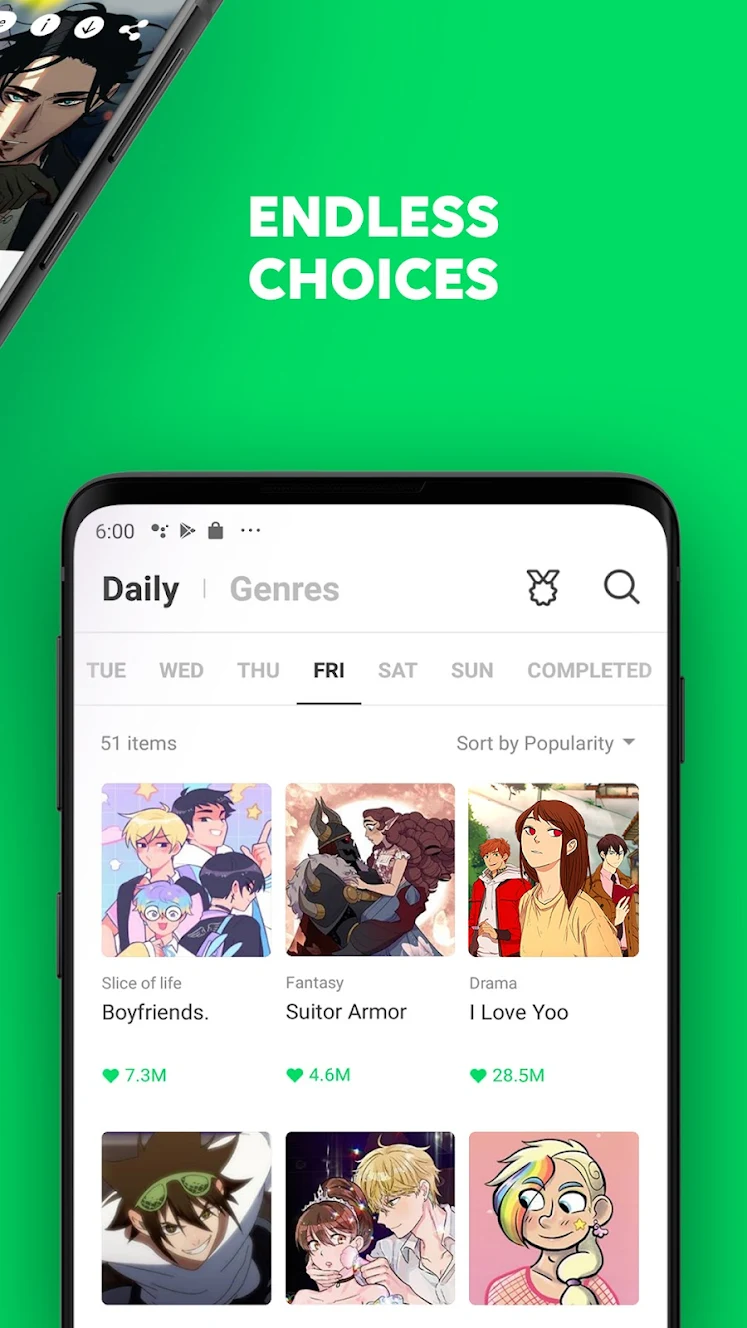Webtoons ++ APK v2.12.10 (Unlimited Coins, Ad-Free, Plus Membership)