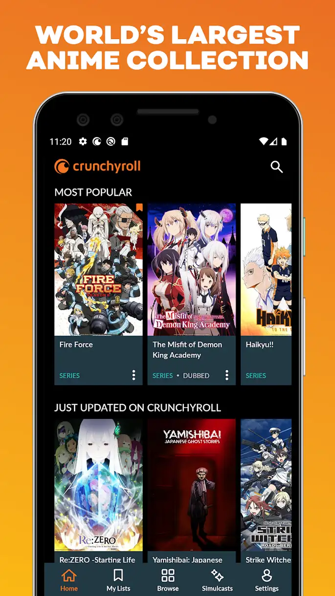 Crunchyroll Mod APK v3.32.3 (Premium Content Unlocked, ADS-FREE)