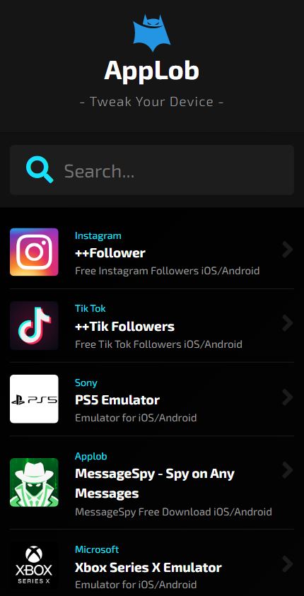 Applob APK v2.0 (Tweak Any Device NO BS)