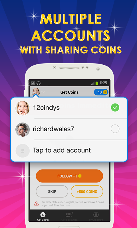 Insta Followers Mod APK v5.5.0 (Unlimited Followers, Coins)