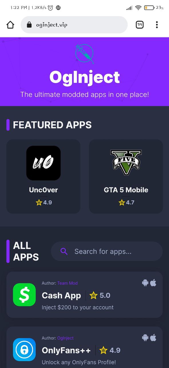 Oginject APK v1.5 (Download Free And Latest Version, VIP)