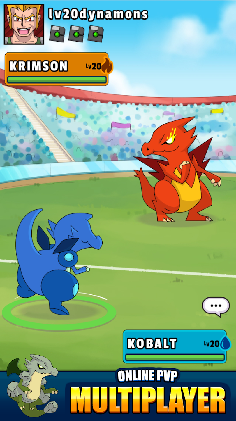 Dynamons World Mod APK v1.8.89 (Unlimited Coins, Dusts)