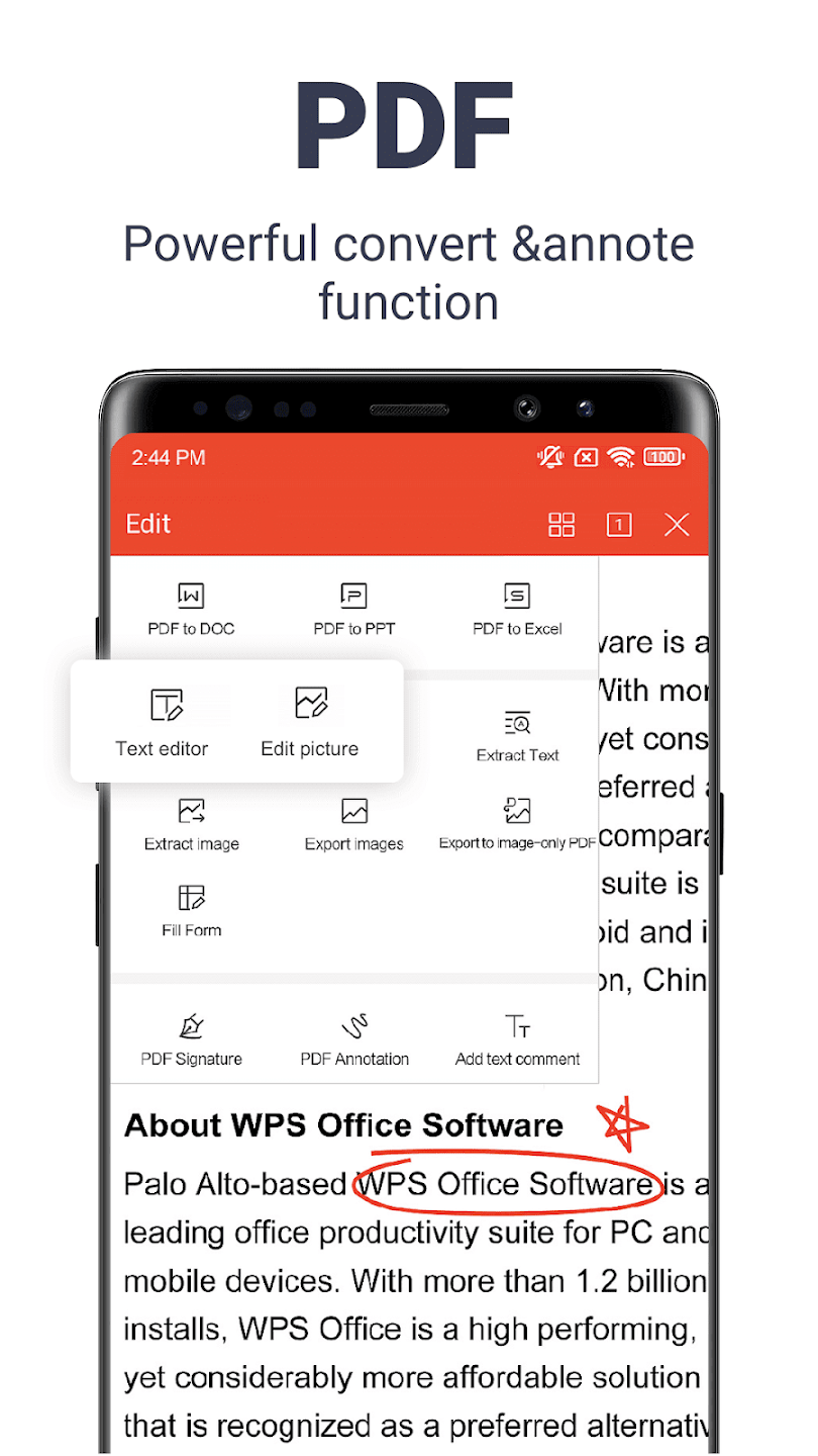 WPS Office Mod APK v18.3.1 (Premium Unlocked)