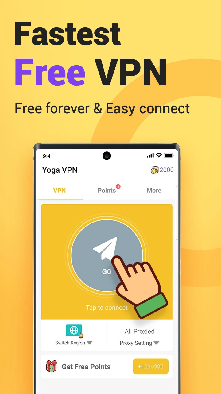 Yoga VPN Mod APK v8.0.577 (Unlocked Premium, No ADS)