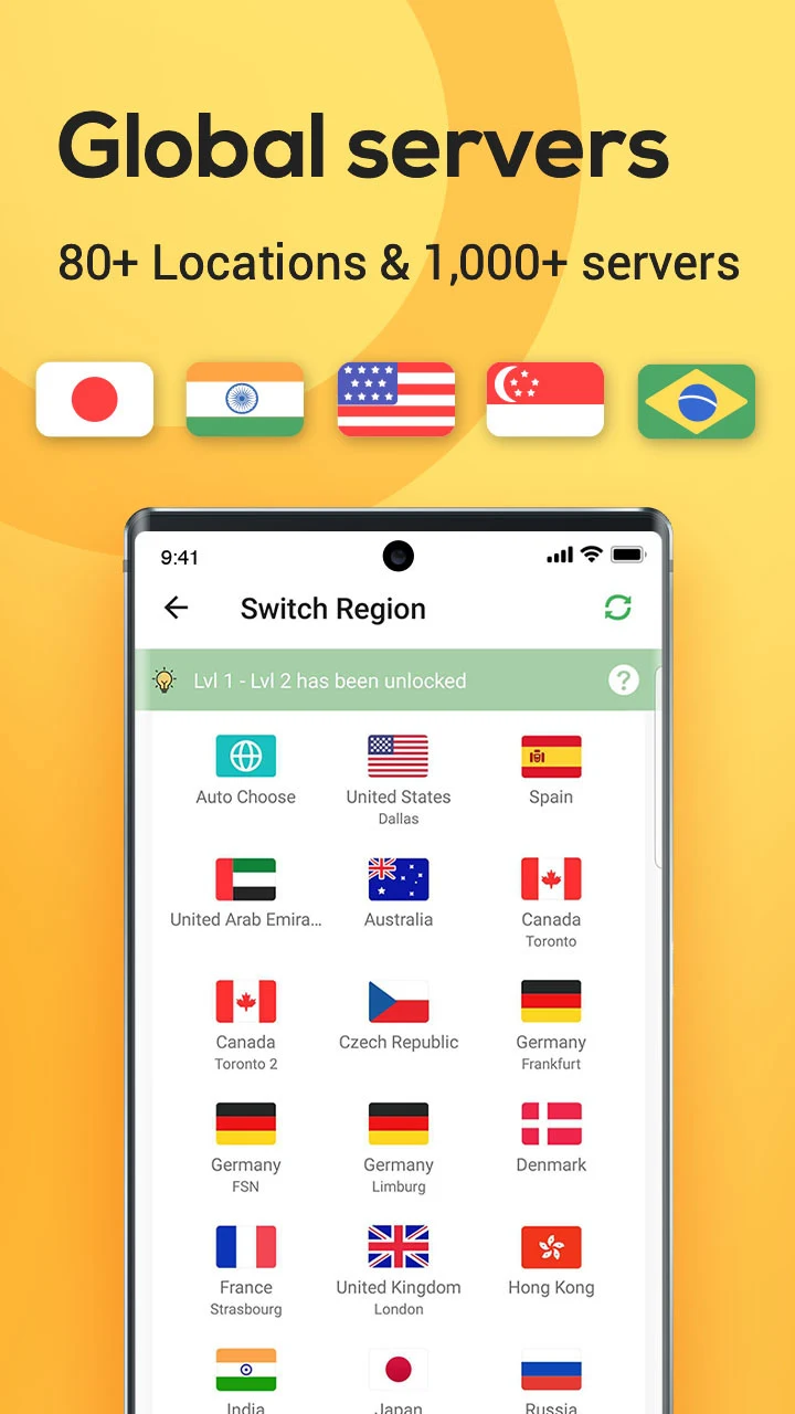 Yoga VPN Mod APK v8.0.577 (Unlocked Premium, No ADS)